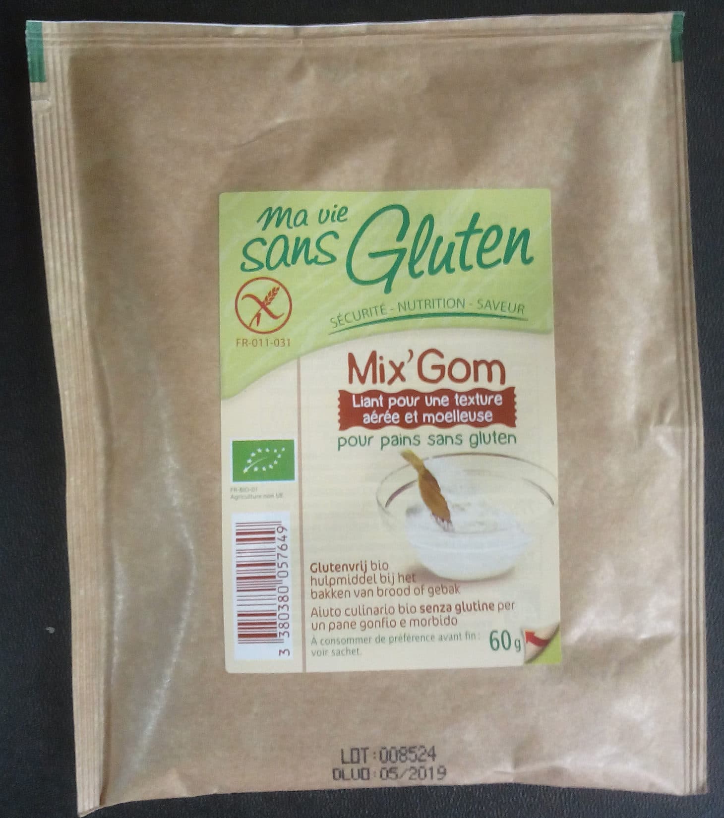 Ma vie sans gluten Mix'Gom packshot