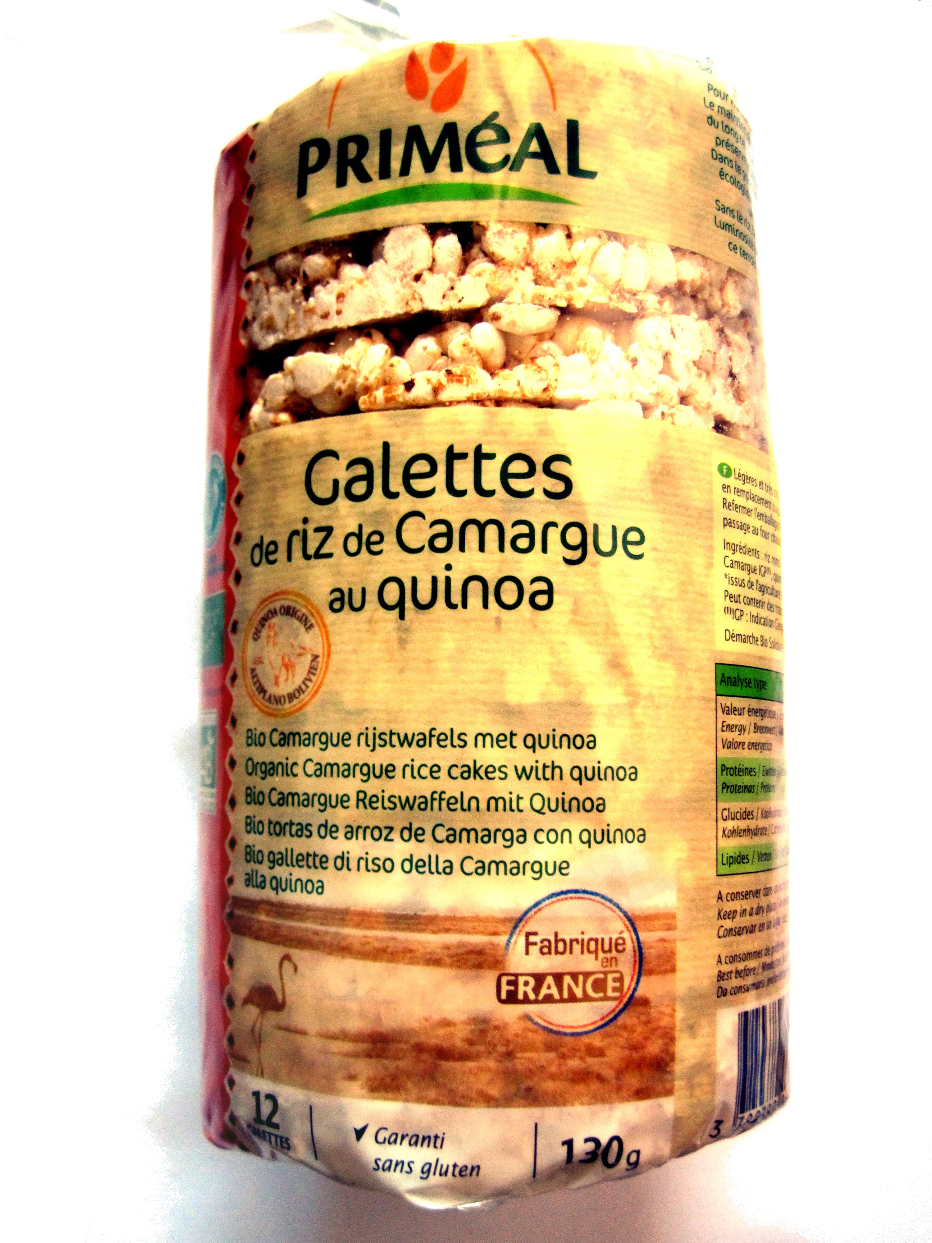 Primeal Galettes de riz de Camargue au quinoa packshot