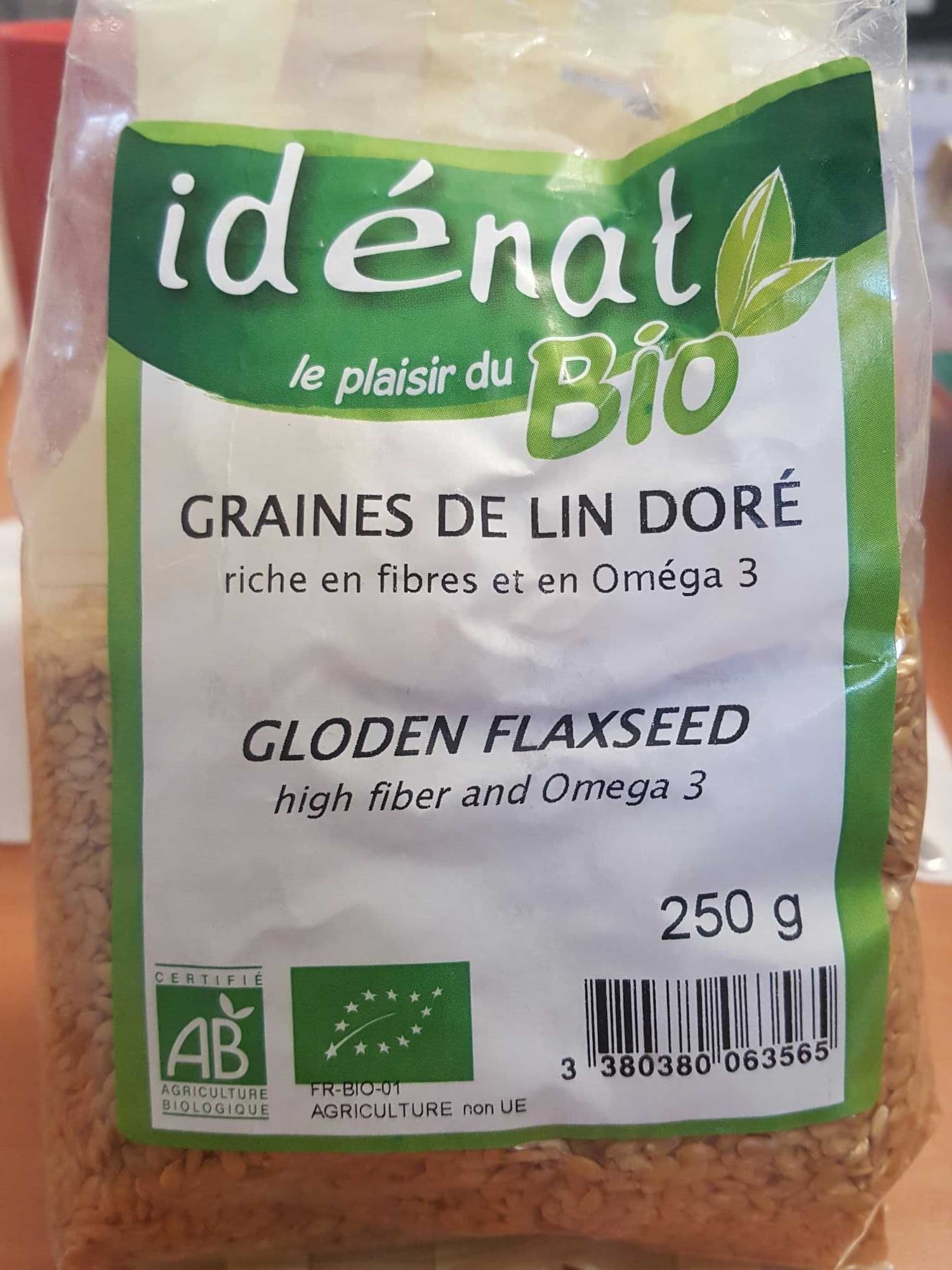Idenat Graines de lin doré packshot