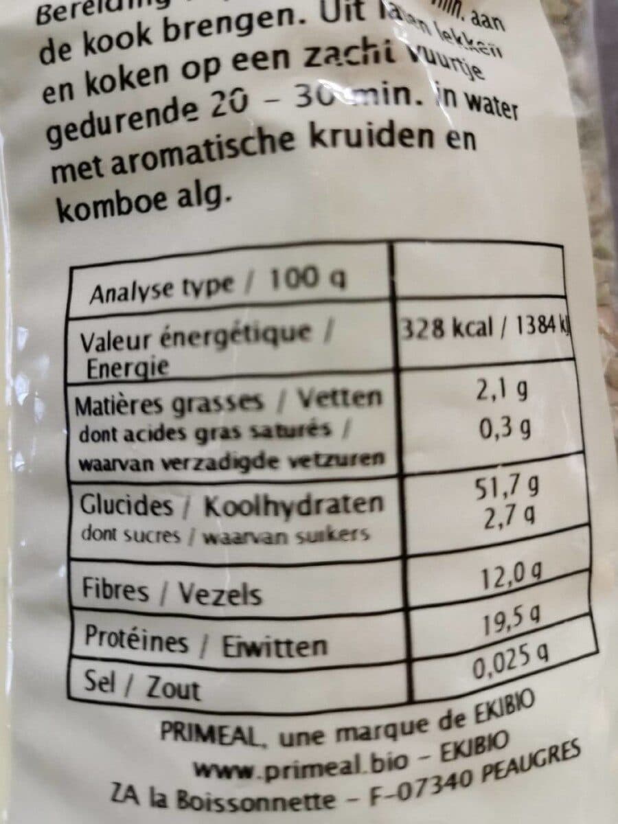 Primeal Eclats De Pois Casses packshot