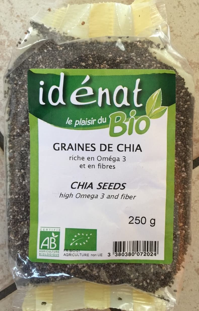 Idenat Graines de chia packshot
