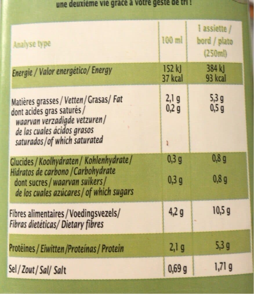 Groupe Ekibio Velouté de Légumes Verts packshot