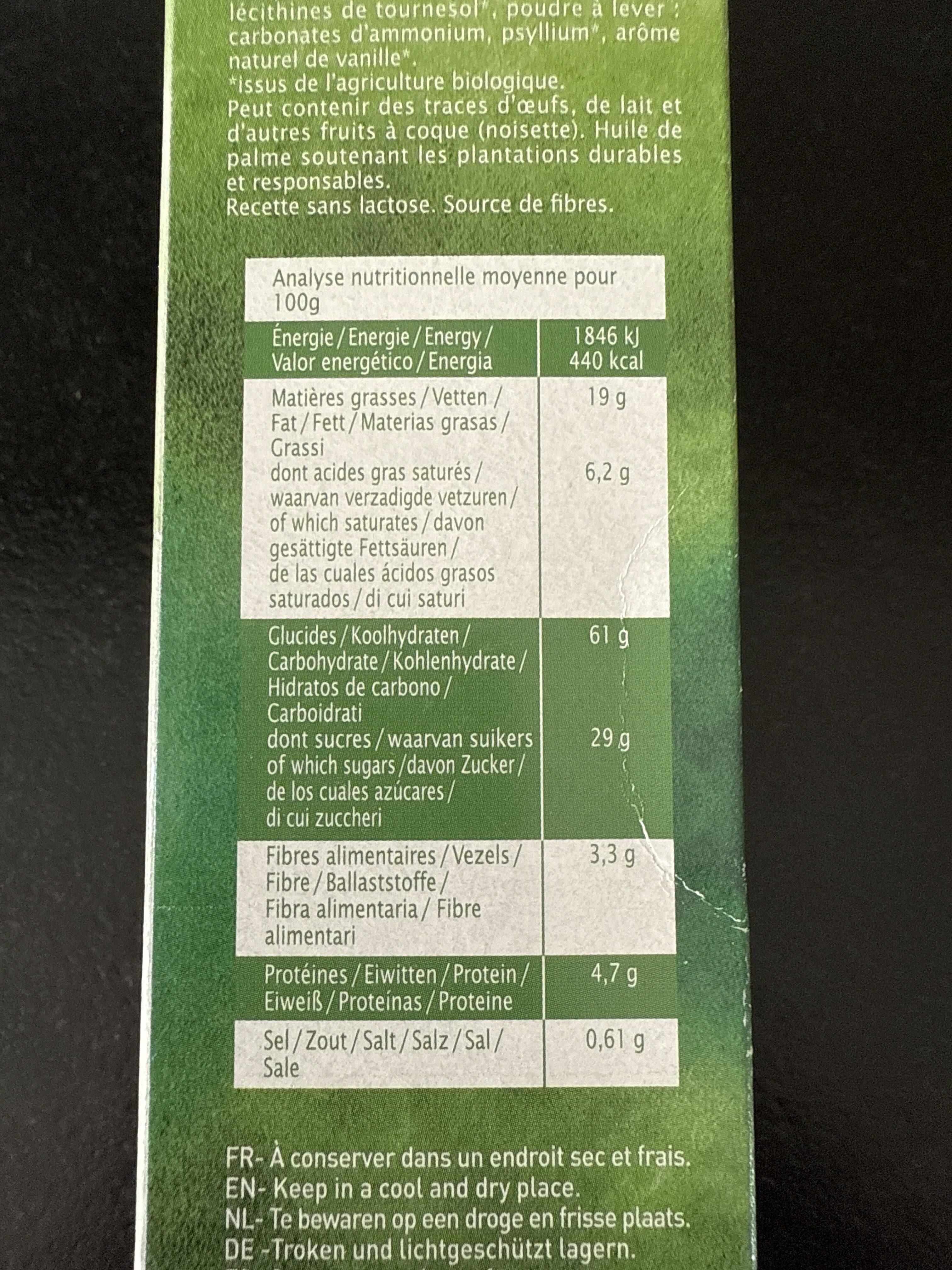 Ma vie sans gluten Sablés amande & souchet packshot