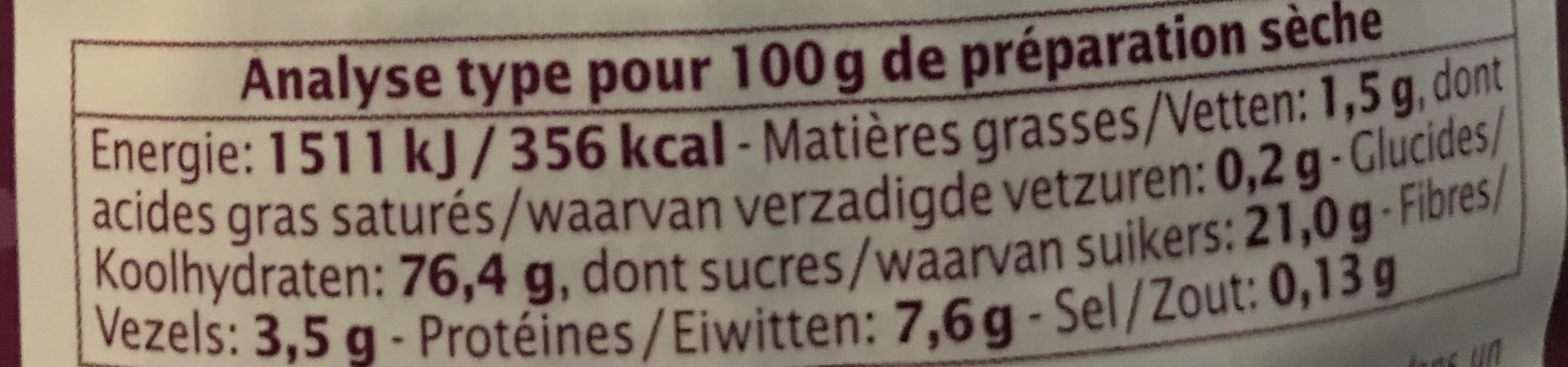 Priméal Préparation Pain d'épices packshot