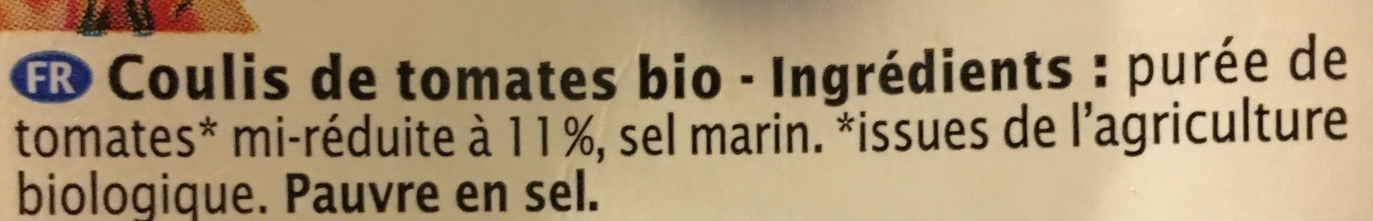 Primeal COULIS DE TOMATES BIO packshot