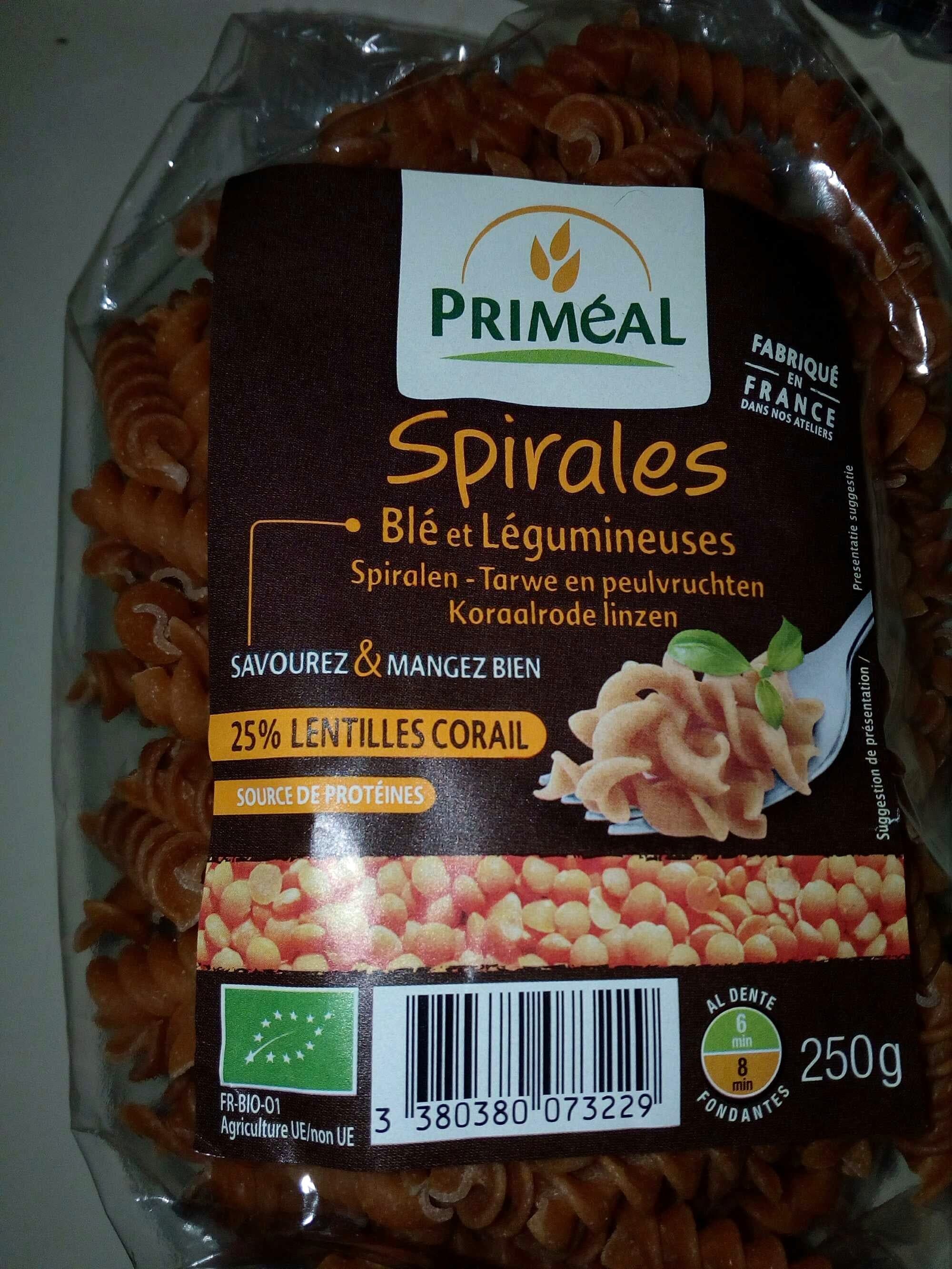 Priméal Pâtes de blé et légumineuses packshot
