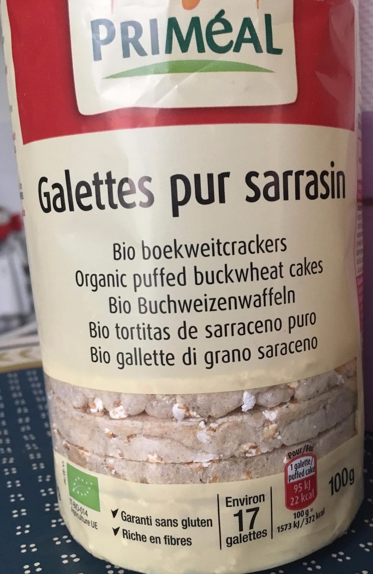 Priméal Galettes Pur Sarrasin packshot
