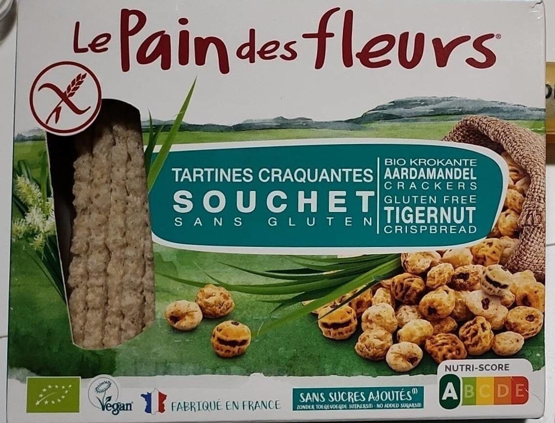 Le Pain des Fleurs Tartines Craquantes Bio au Souchet packshot