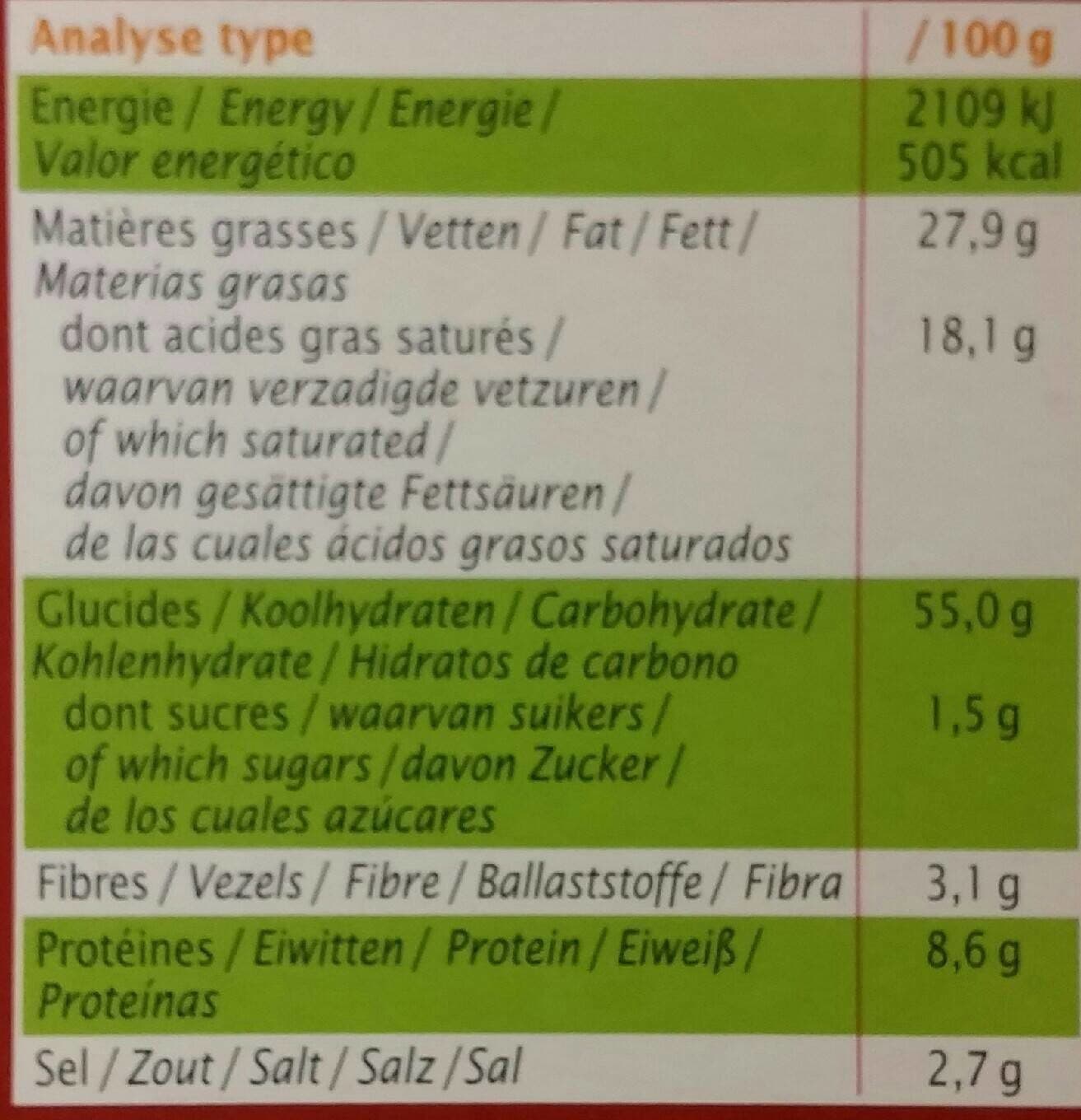 Priméal Mini Palmiers Aux Olives Noires packshot