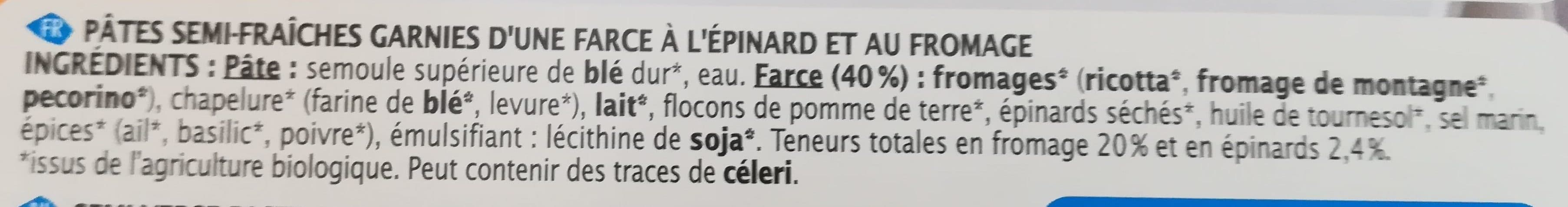 Primeal Pâte semi-Fraîche Ravioli Épinard et Fromage packshot