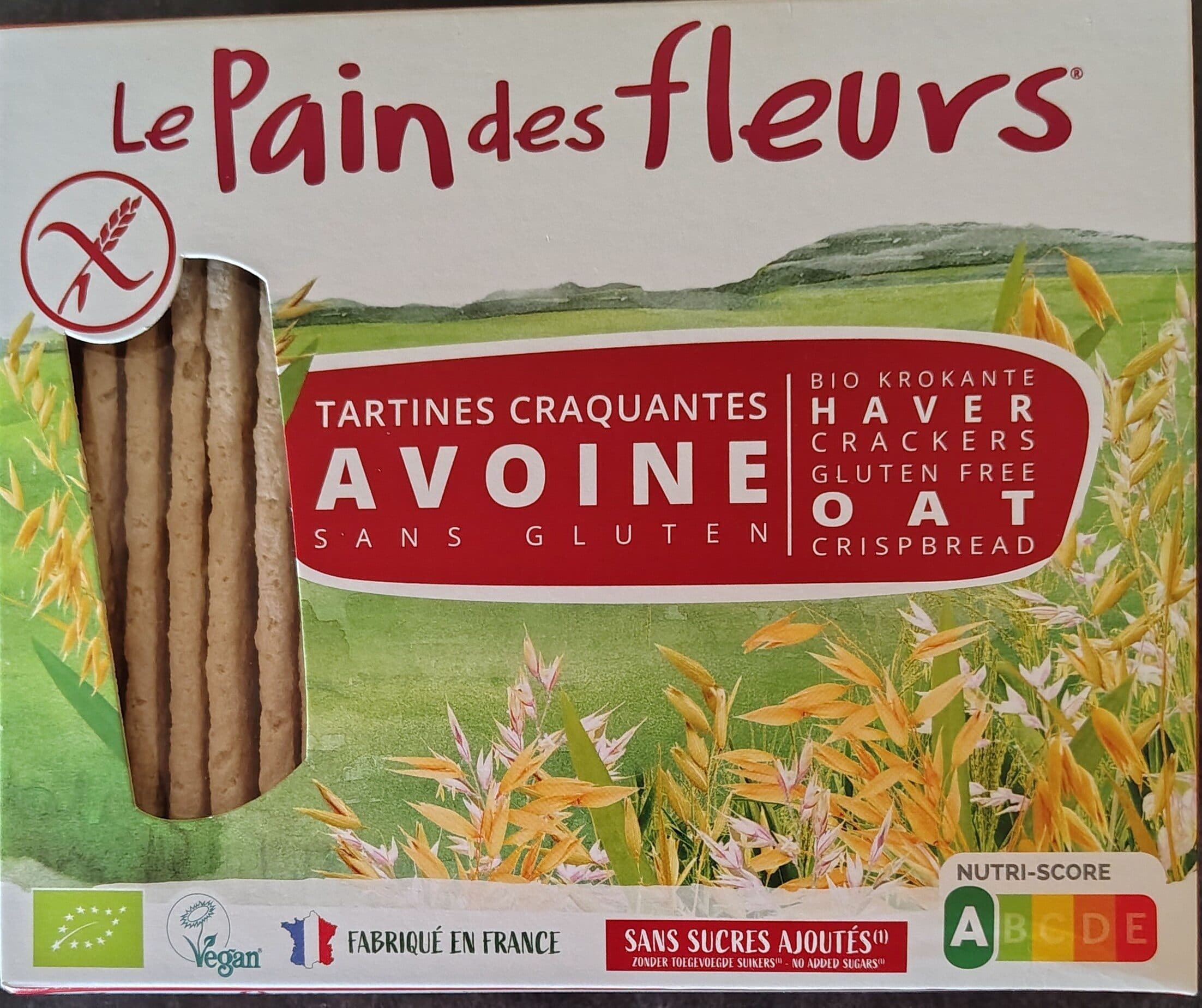 Ekibio Tartines bio à l'avoine packshot