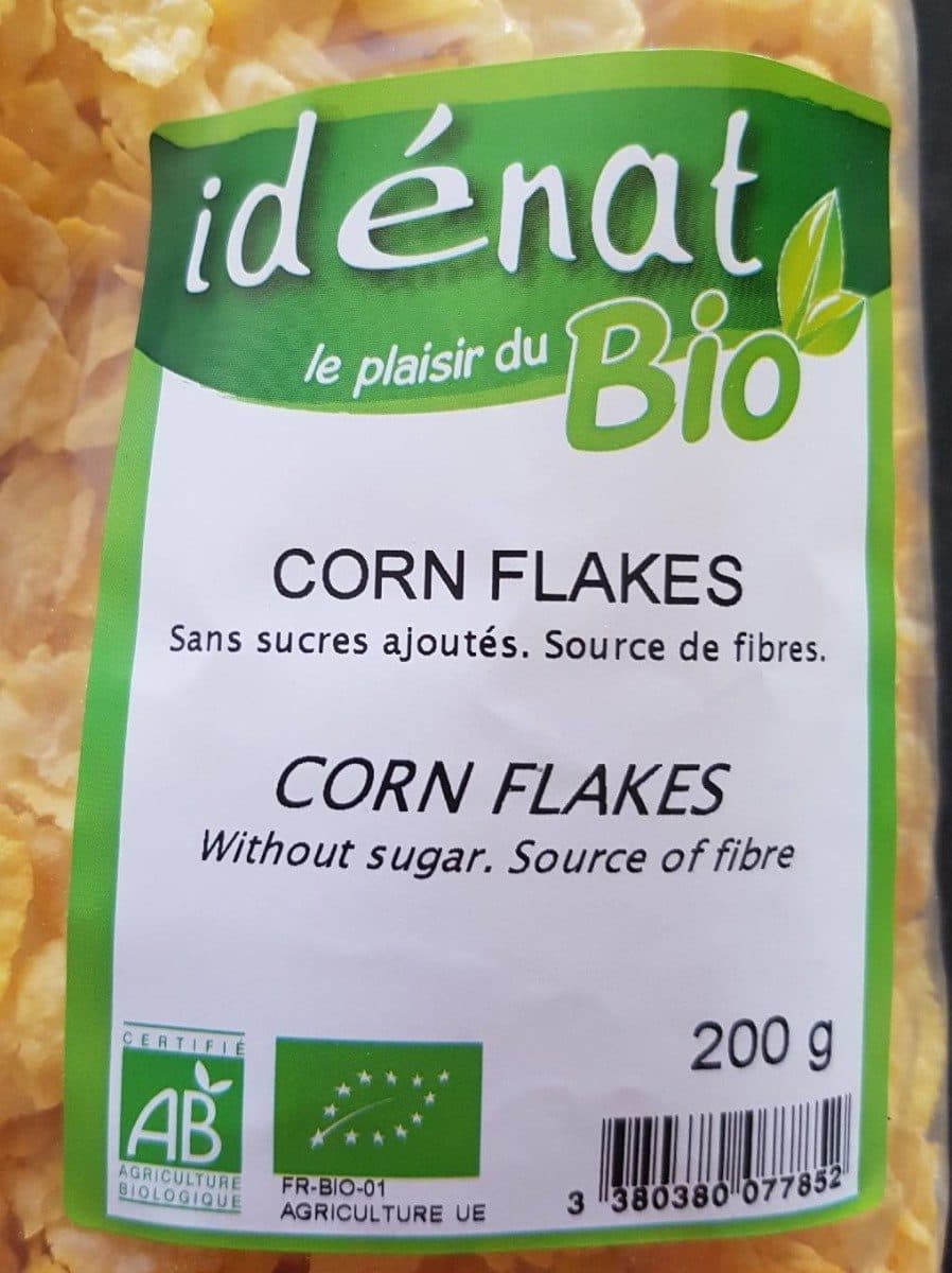Idénat Corn flakes Bio packshot
