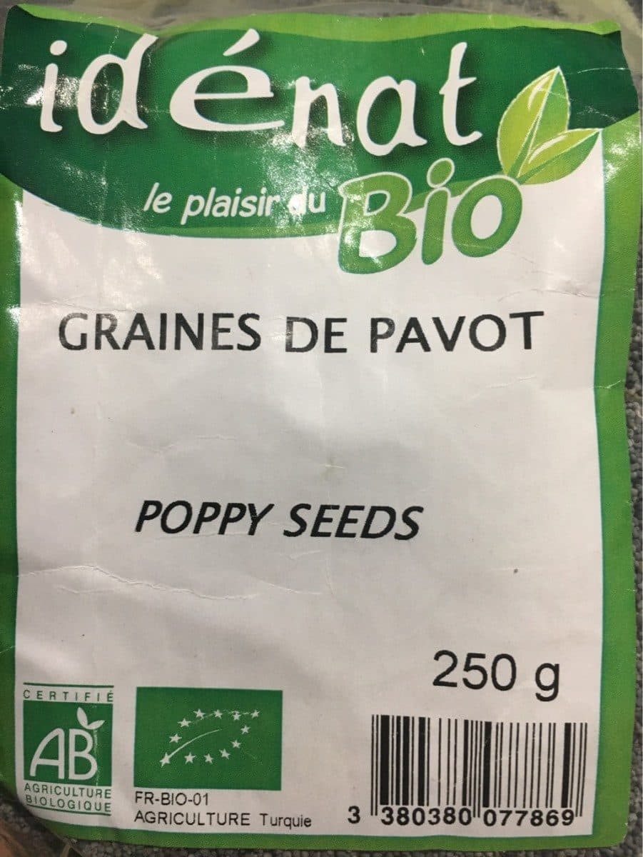 Idénat Graines de pavot packshot