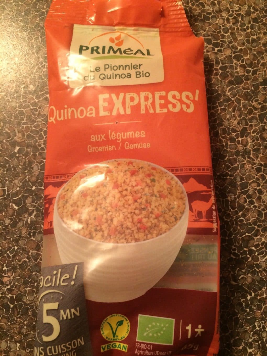 Primeal Quinoa Express Groenten packshot