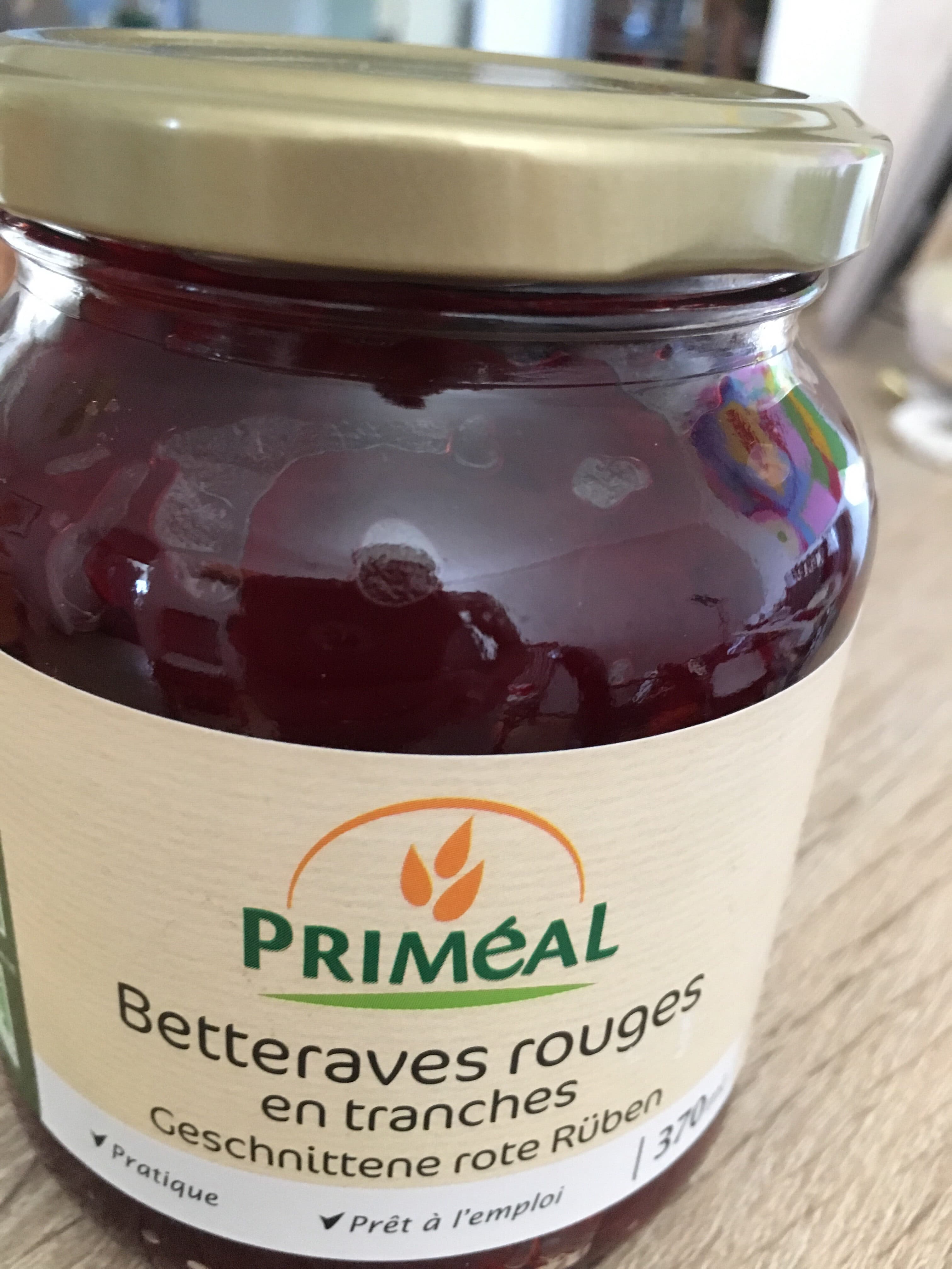 Priméal Betterave Rouges en tranches packshot