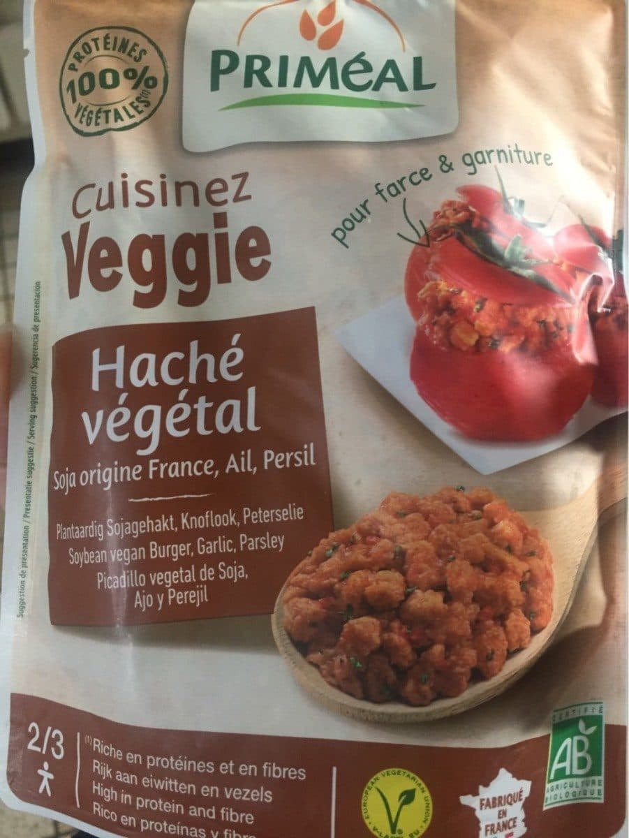 Priméal Haché végétal packshot