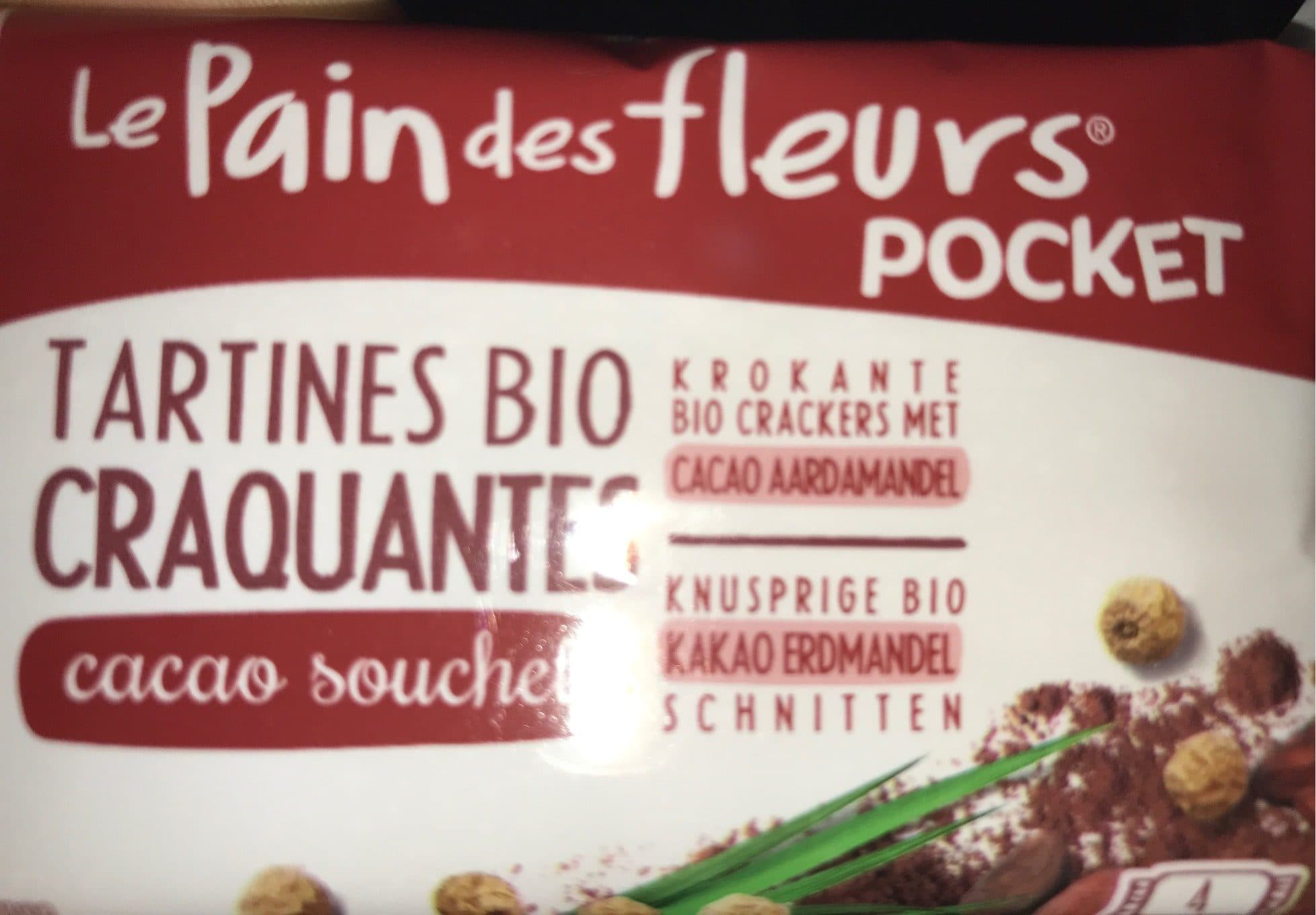 Pain des fleurs Tartines craquantes cacao souchet packshot