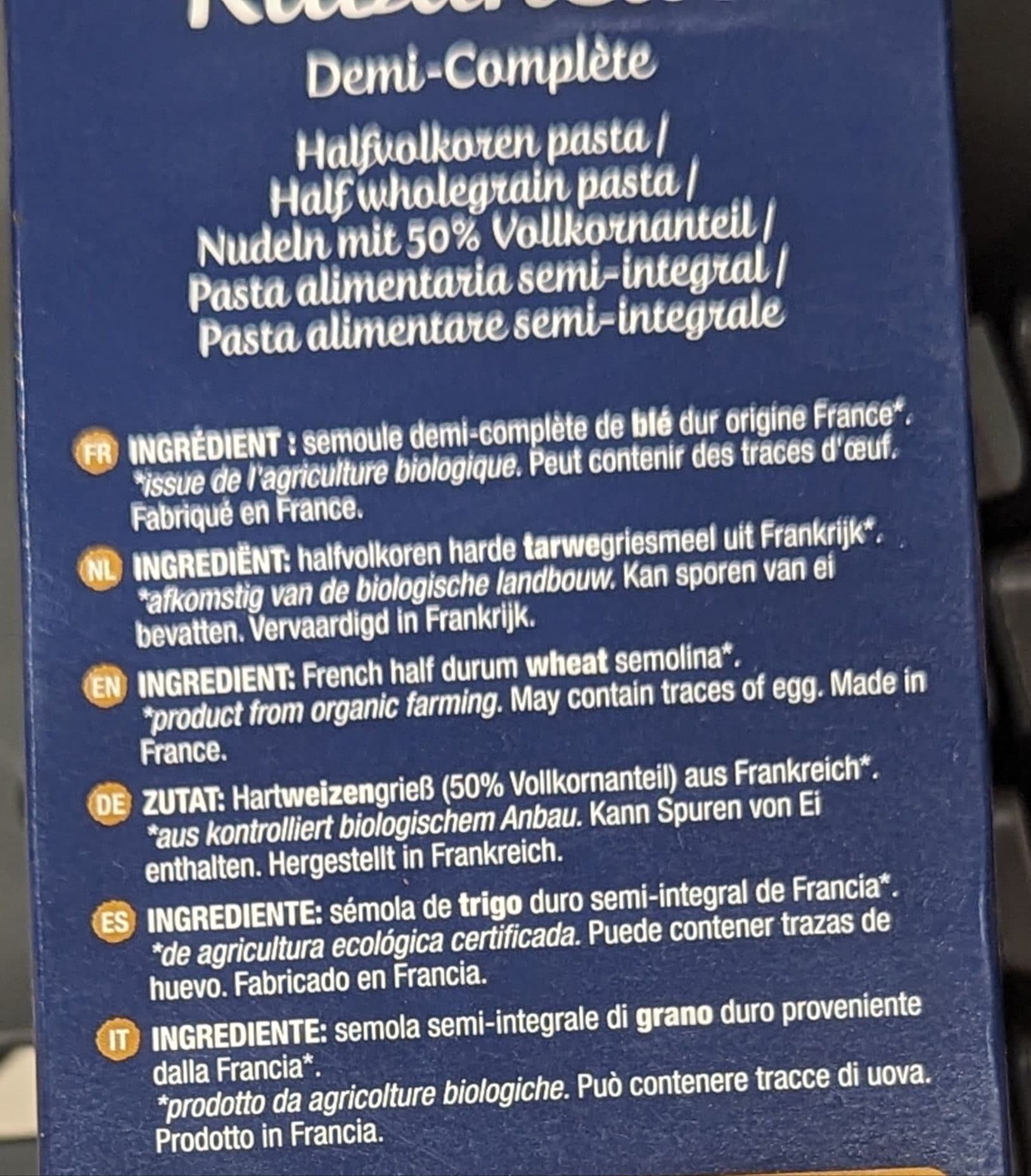 PRIMÉAL Primeal Organic Rubanelle Pasta 40Og packshot