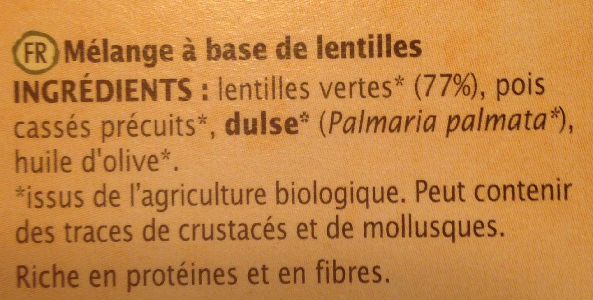 Primeal Lentilles vertes à la bretonne packshot