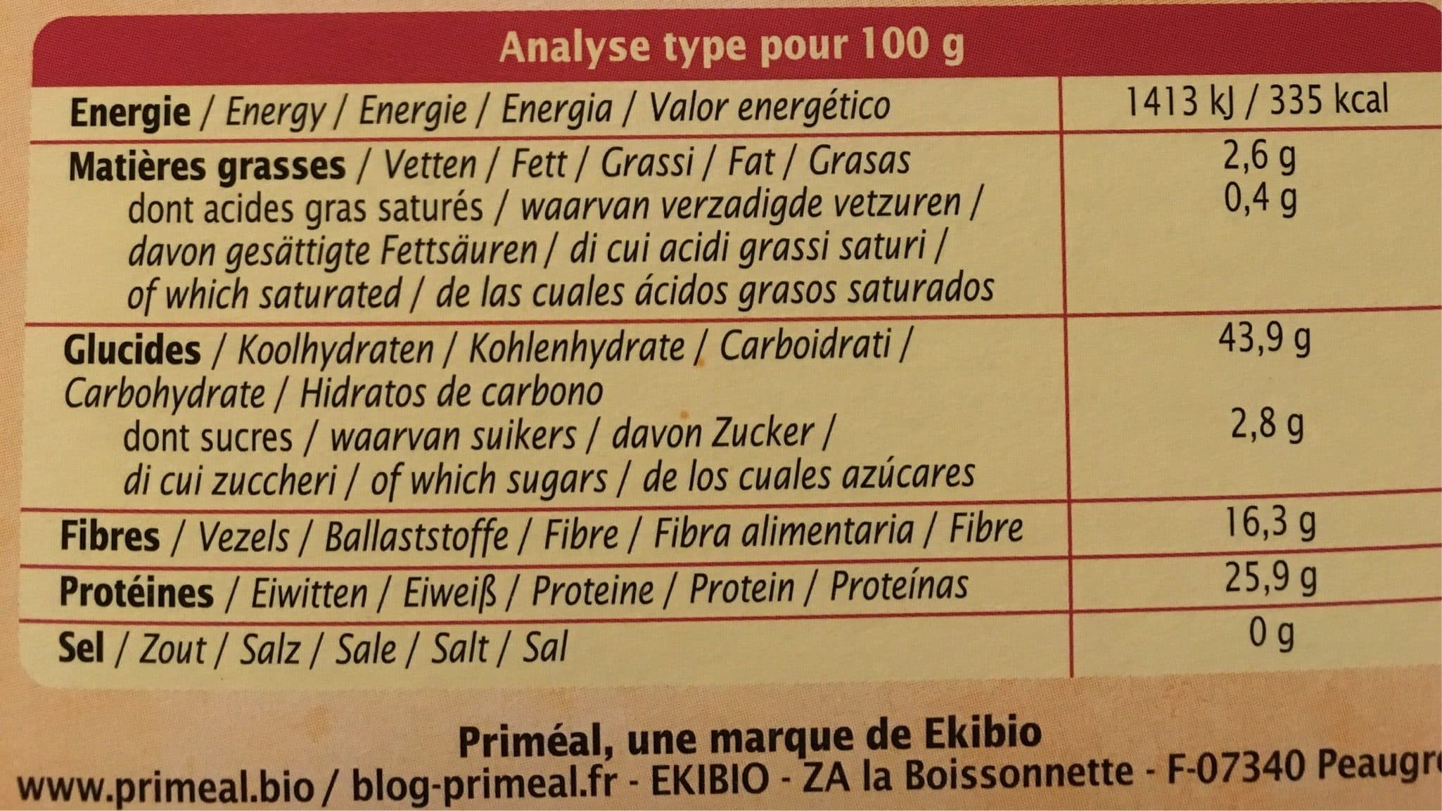 Priméal Duo de lentilles à la provençale packshot