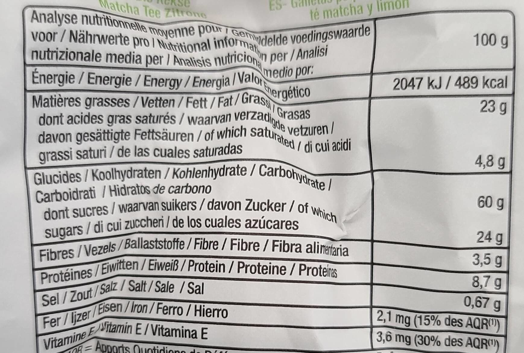 bisson Mini Cookies Matcha packshot