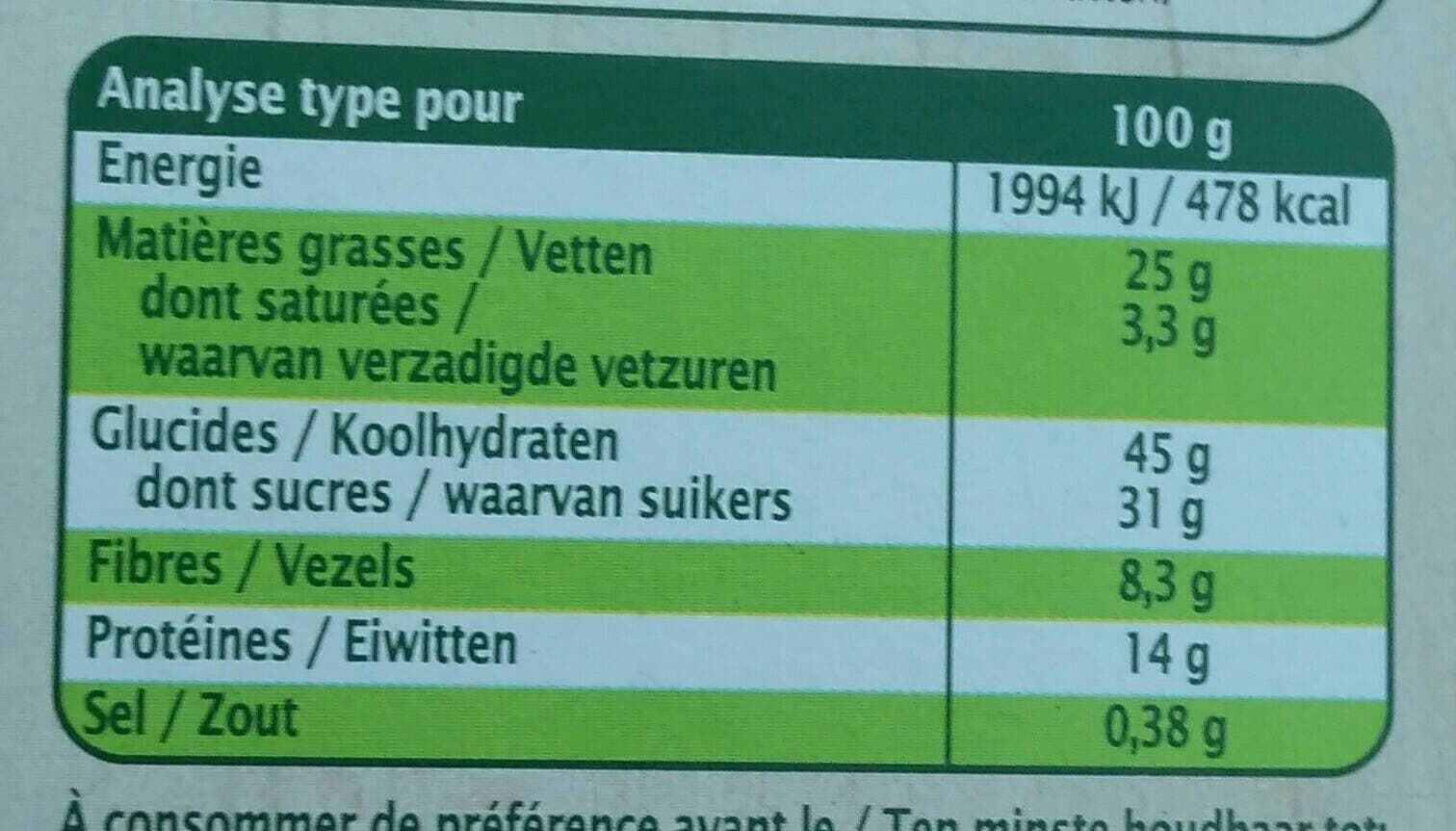 Ma Vie sans Gluten Super Barres - figue amande amarante packshot
