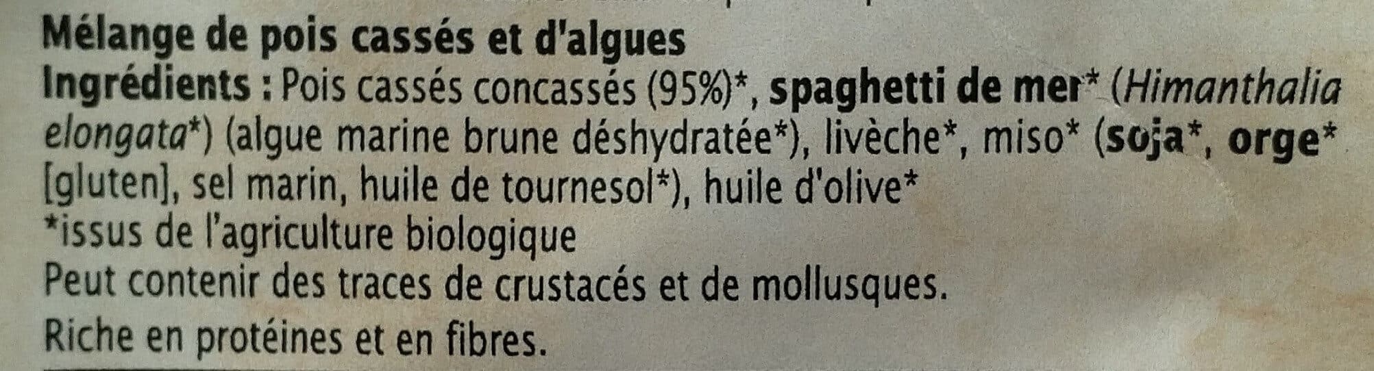 Priméal Pois cassés à la japonaise packshot