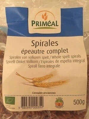 Primeal Spirales épeautre complet packshot