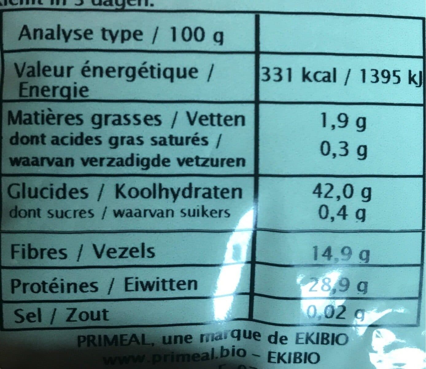 Priméal Lentilles beluga bio Priméal packshot