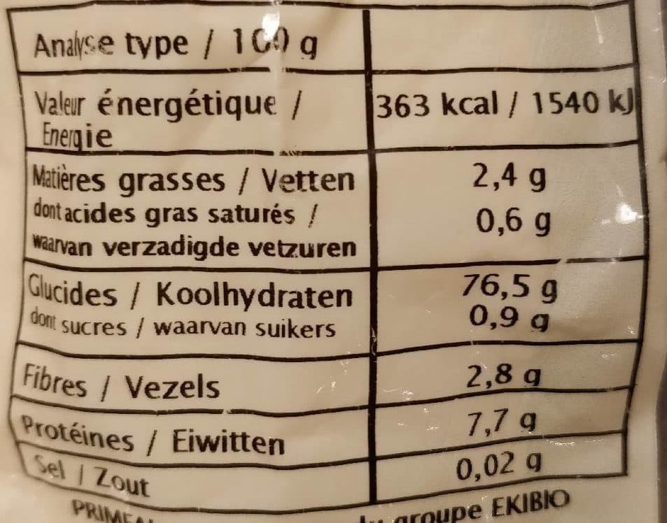 Priméal Boulgour de Riz packshot