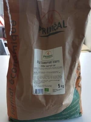 Primeal Riz Basmati Blanc Vrac packshot