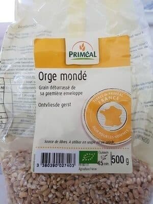 Priméal Orge mondé packshot