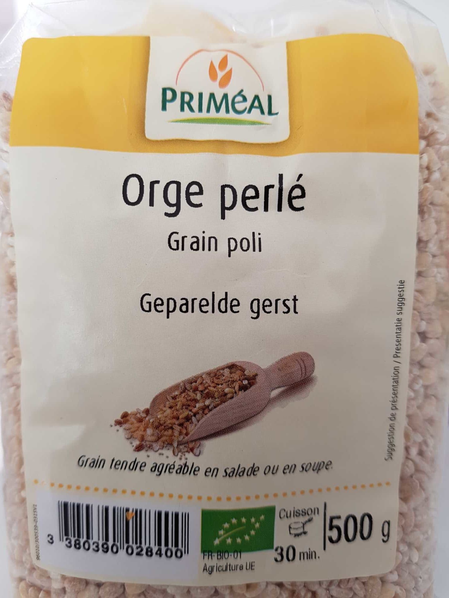 Priméal Orge Perlé packshot