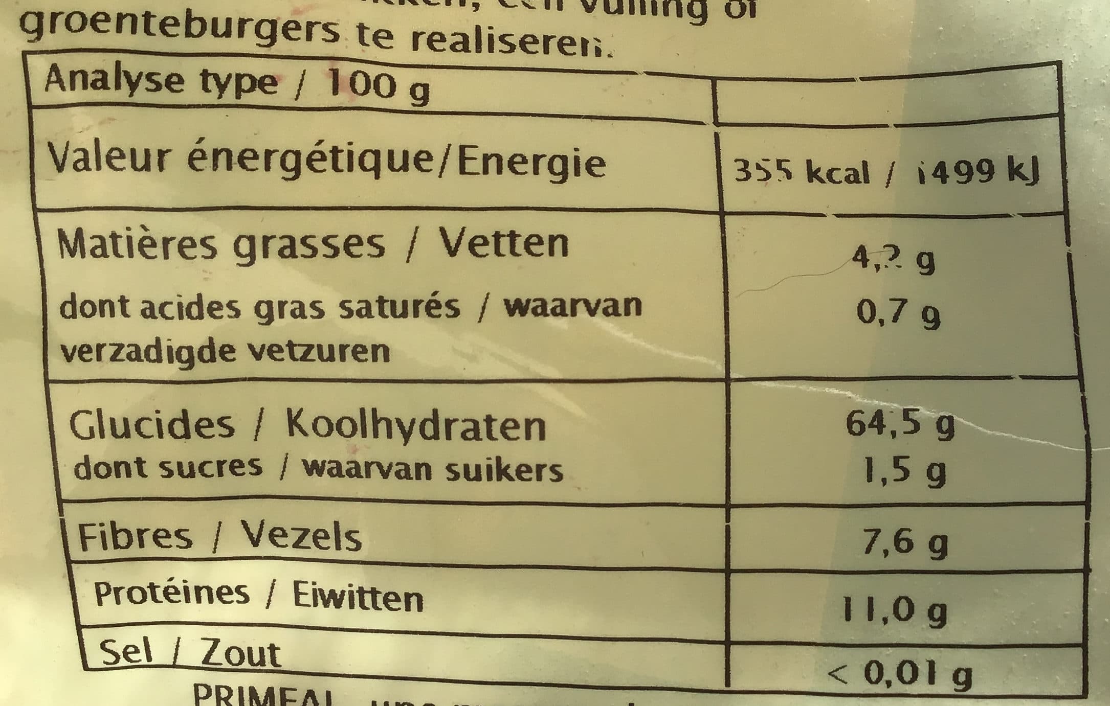Primeal Flocons de millet packshot