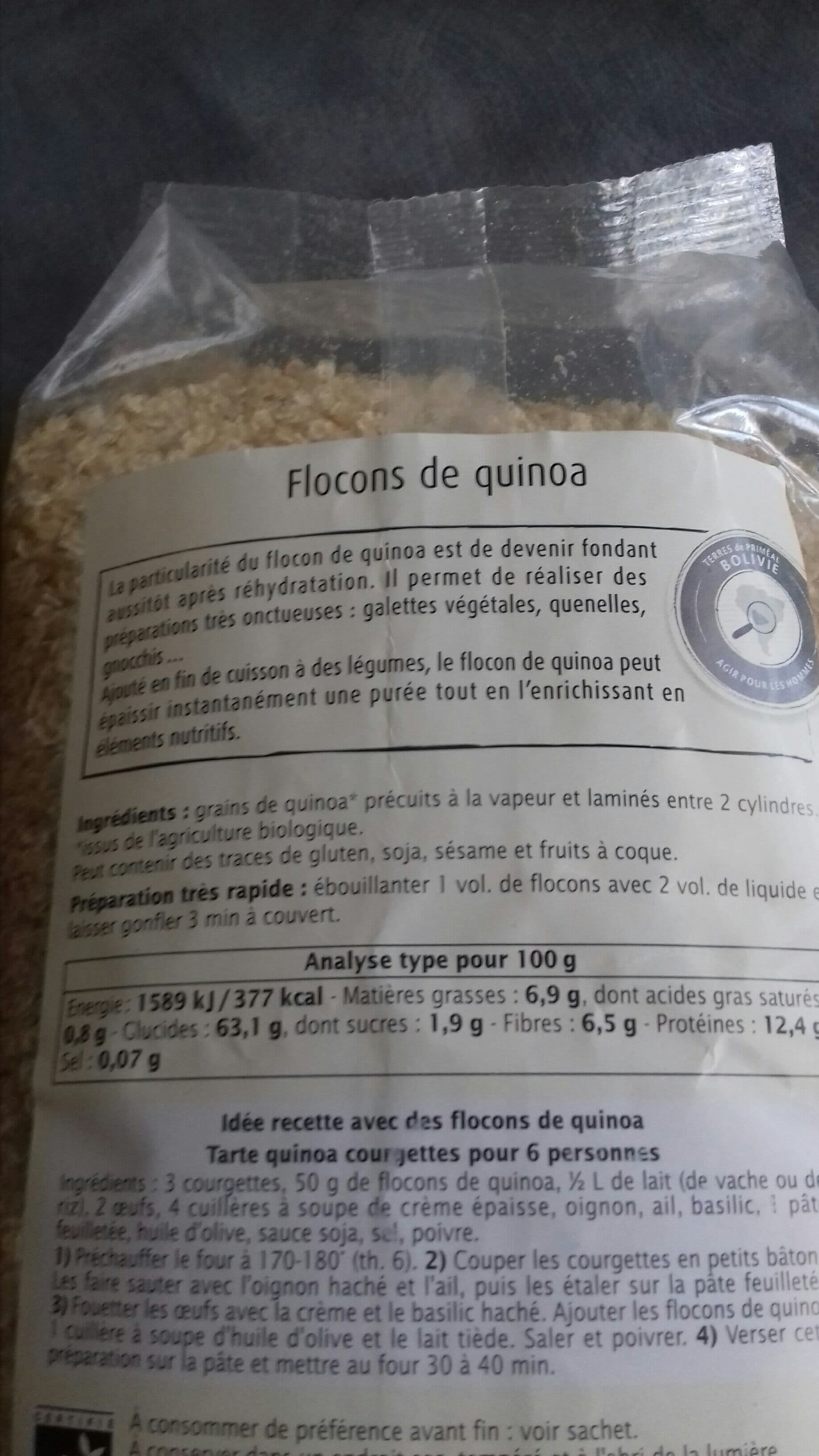 Primeal Flocons De Quinoa packshot