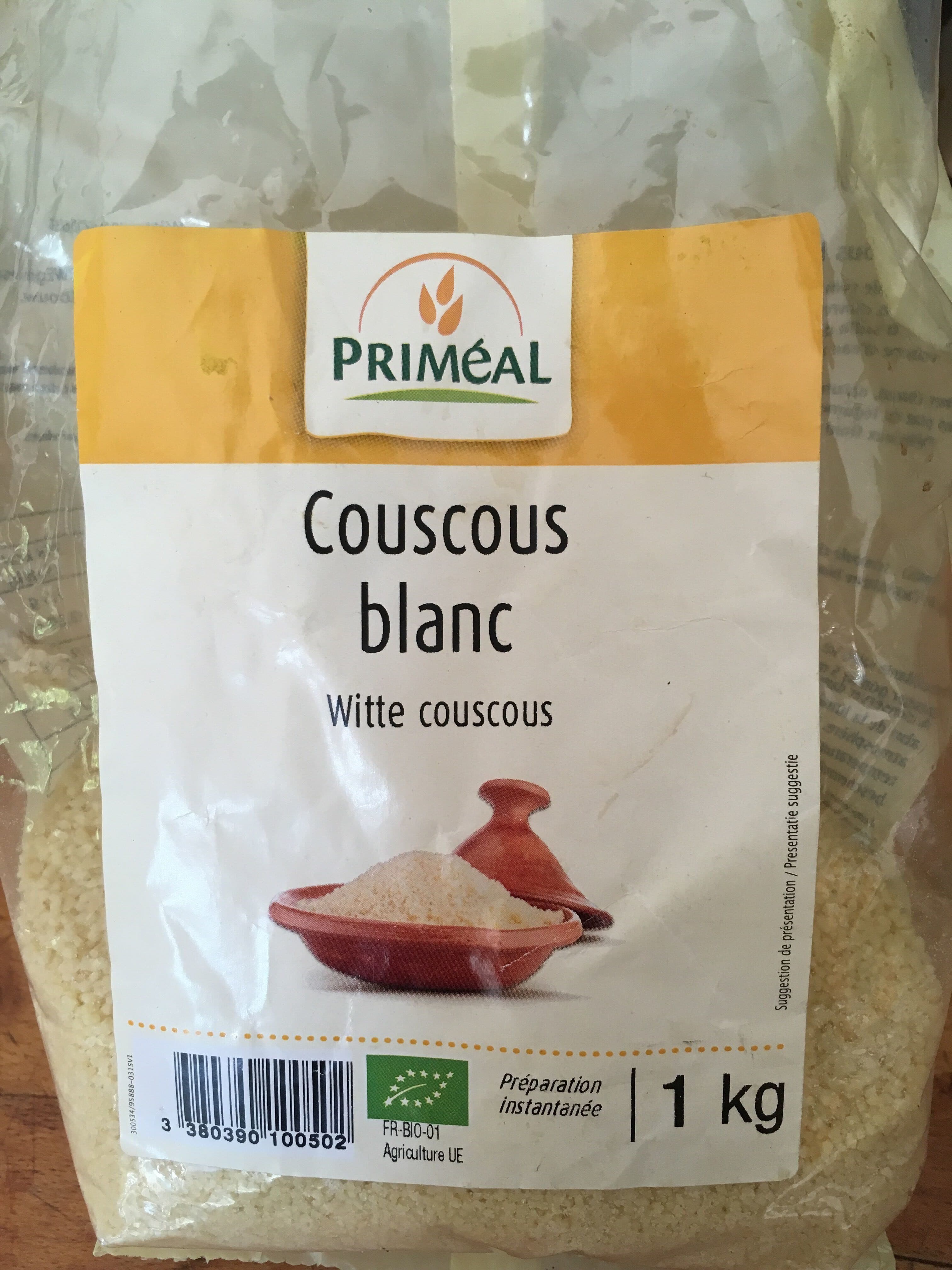 Primeal Couscous blanc packshot