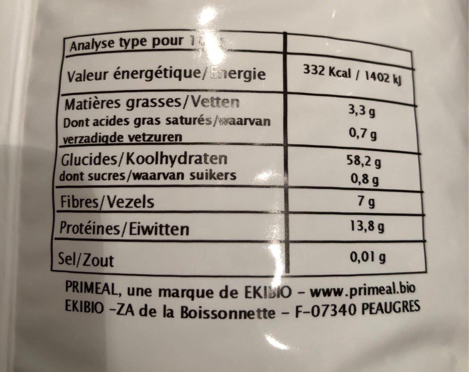 Primeal Farine de Sarrasin packshot