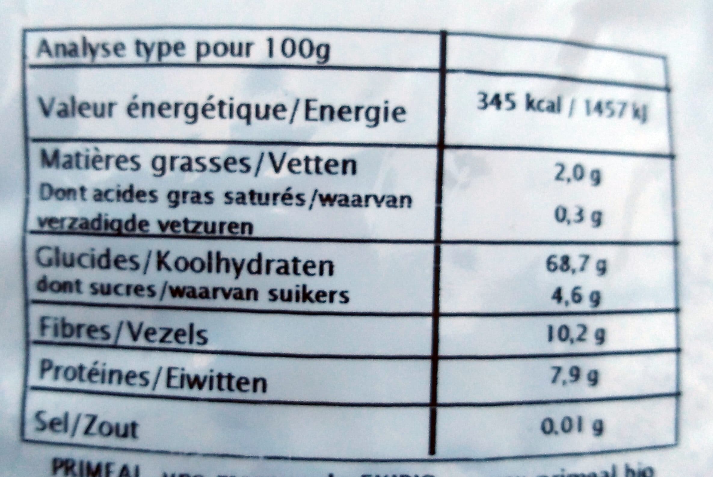 Priméal Farine de seigle T130 packshot
