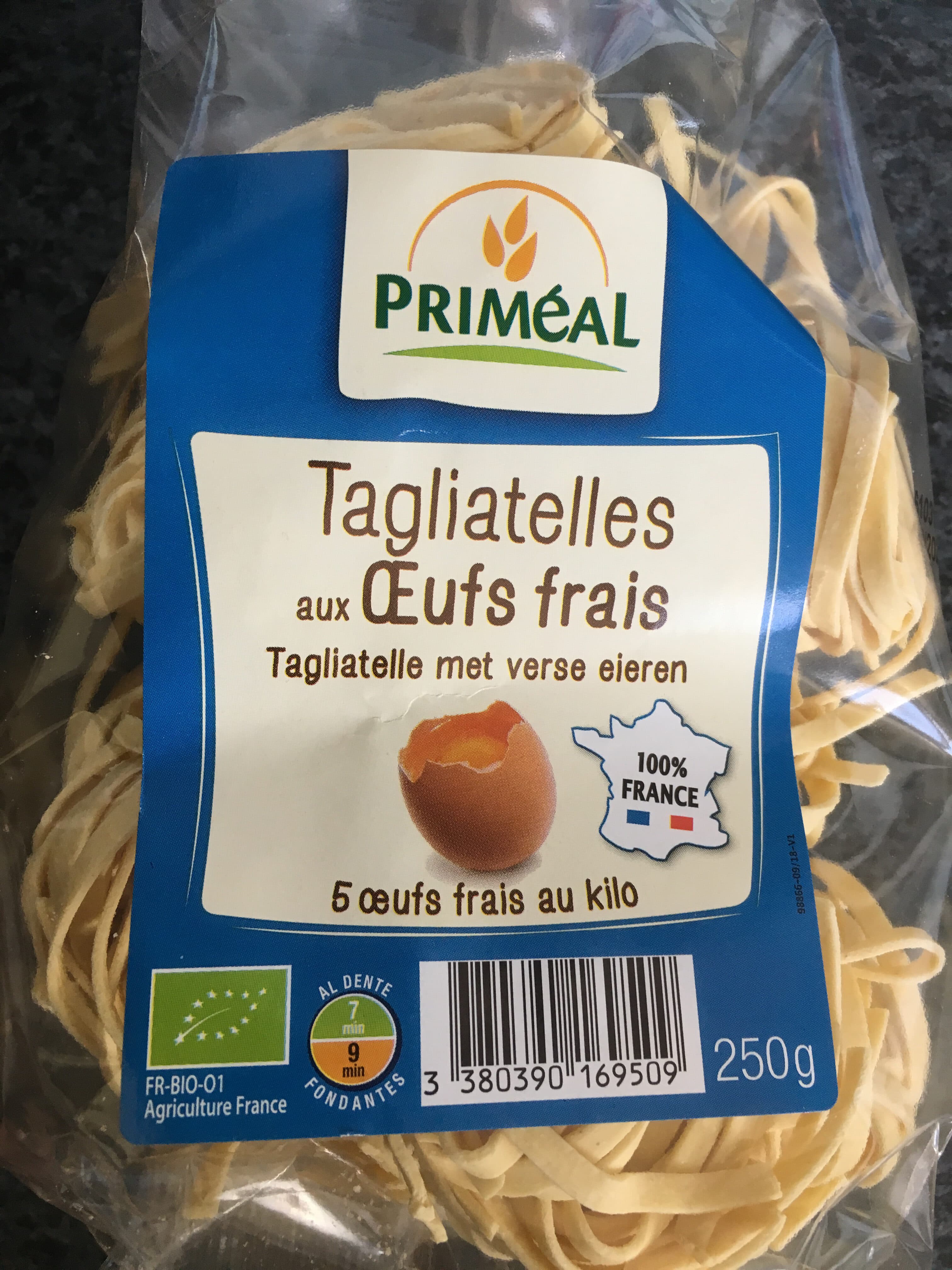 Primeal Tagliatelles Aux Oeufs Frais packshot