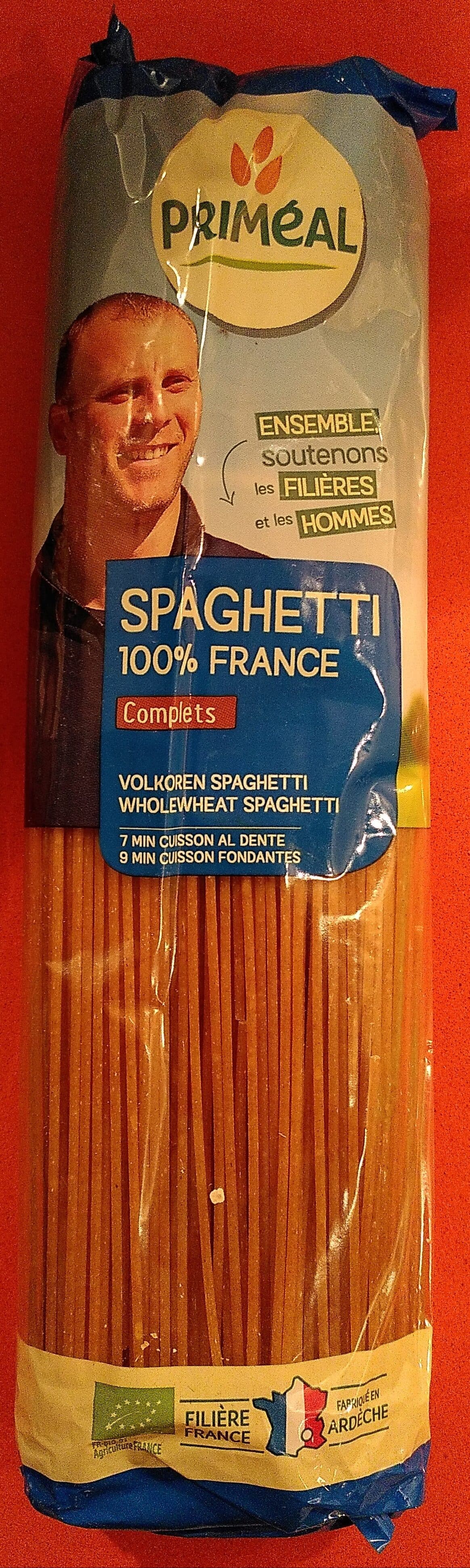 Priméal Spaghetti 100% France complets packshot