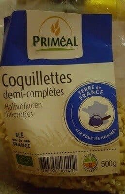 Priméal Coquillettes demi-complètes packshot