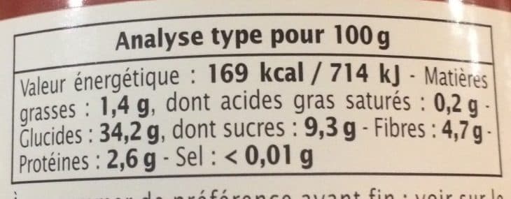 Primeal MARRONS ENTIERS AU NATUREL packshot