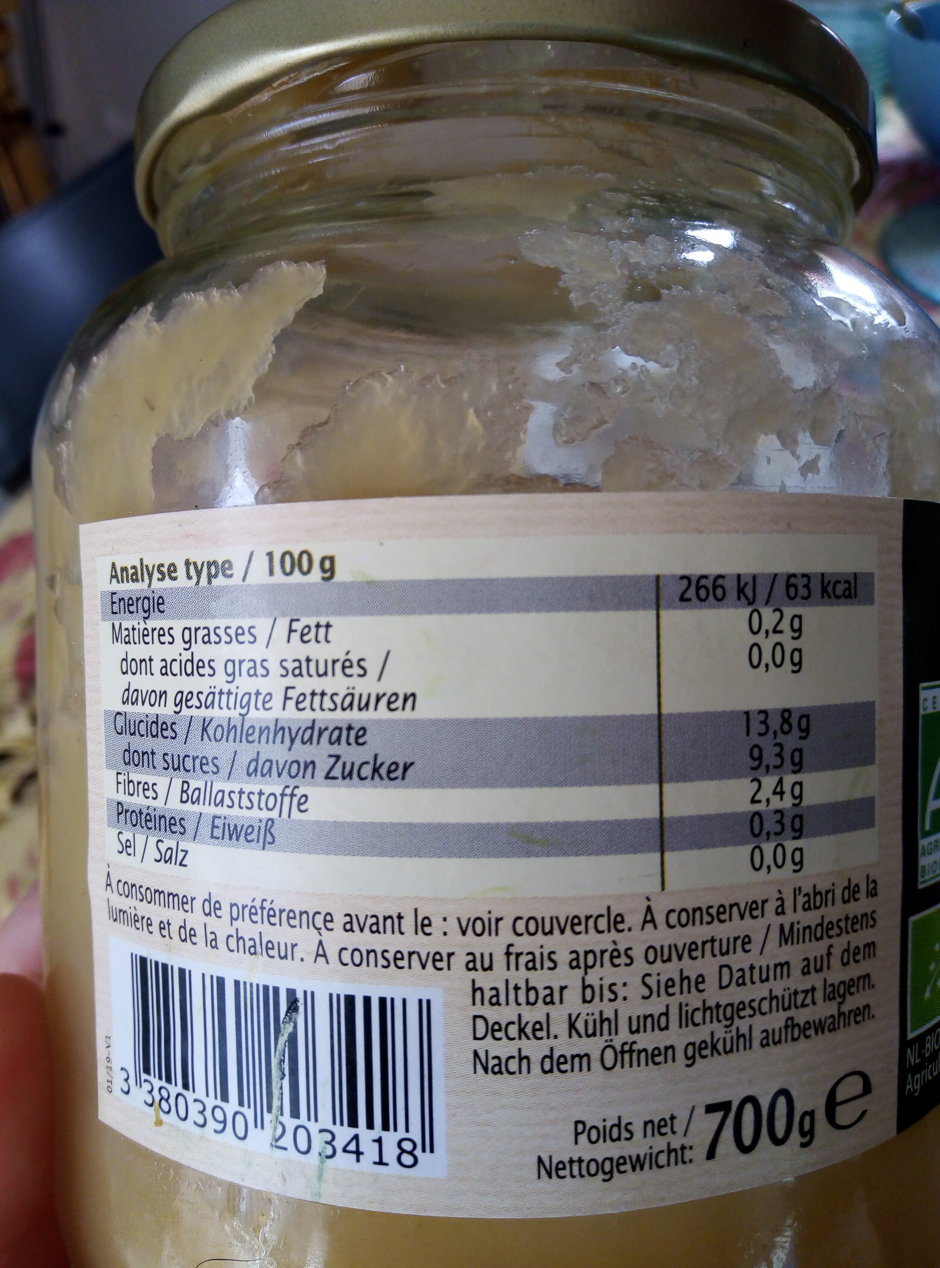 Groupe EKIBIO Purée de pommes packshot
