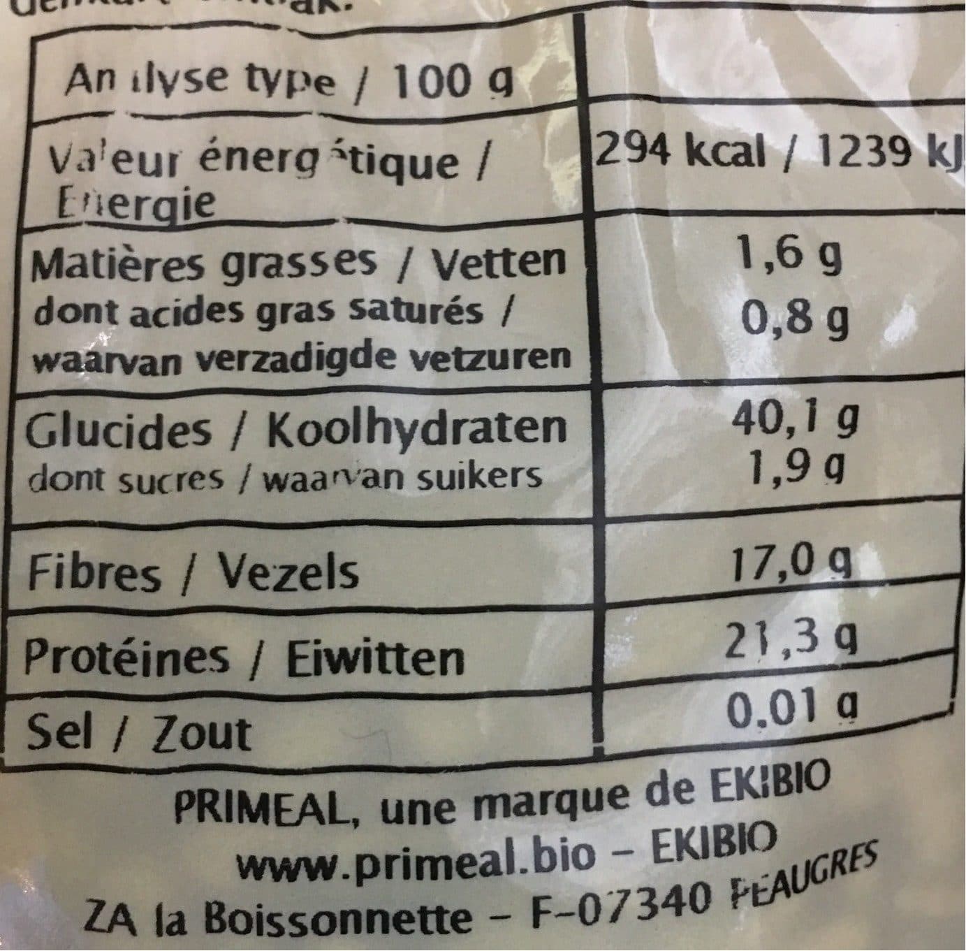 Primeal FLAGEOLET packshot