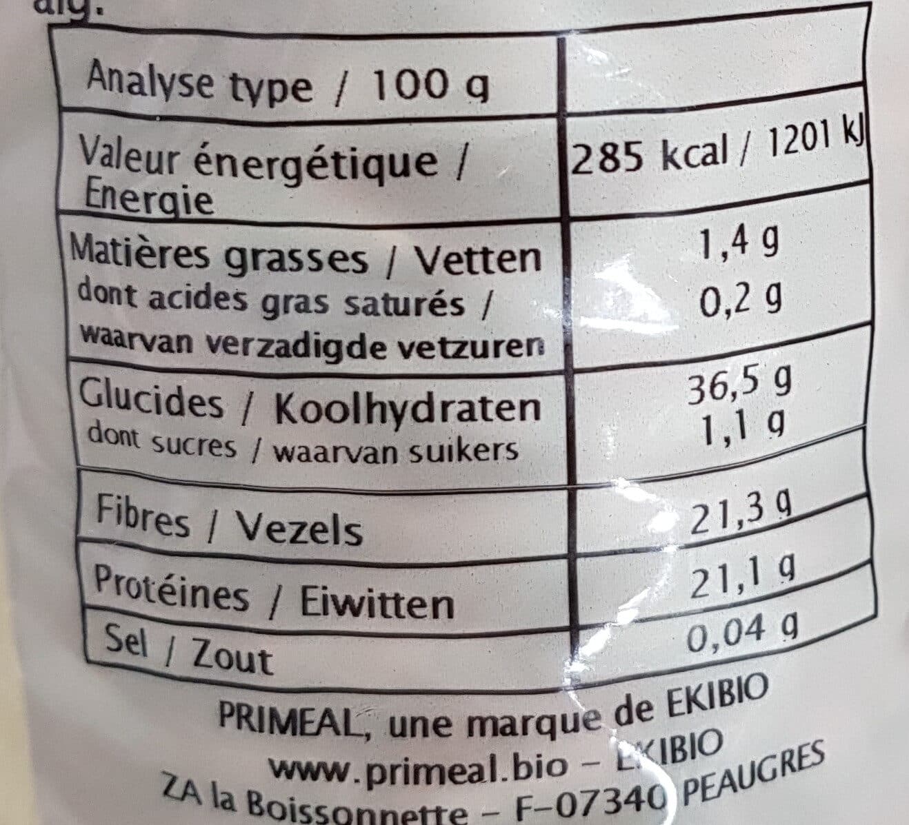 Priméal Haricot Rouges packshot