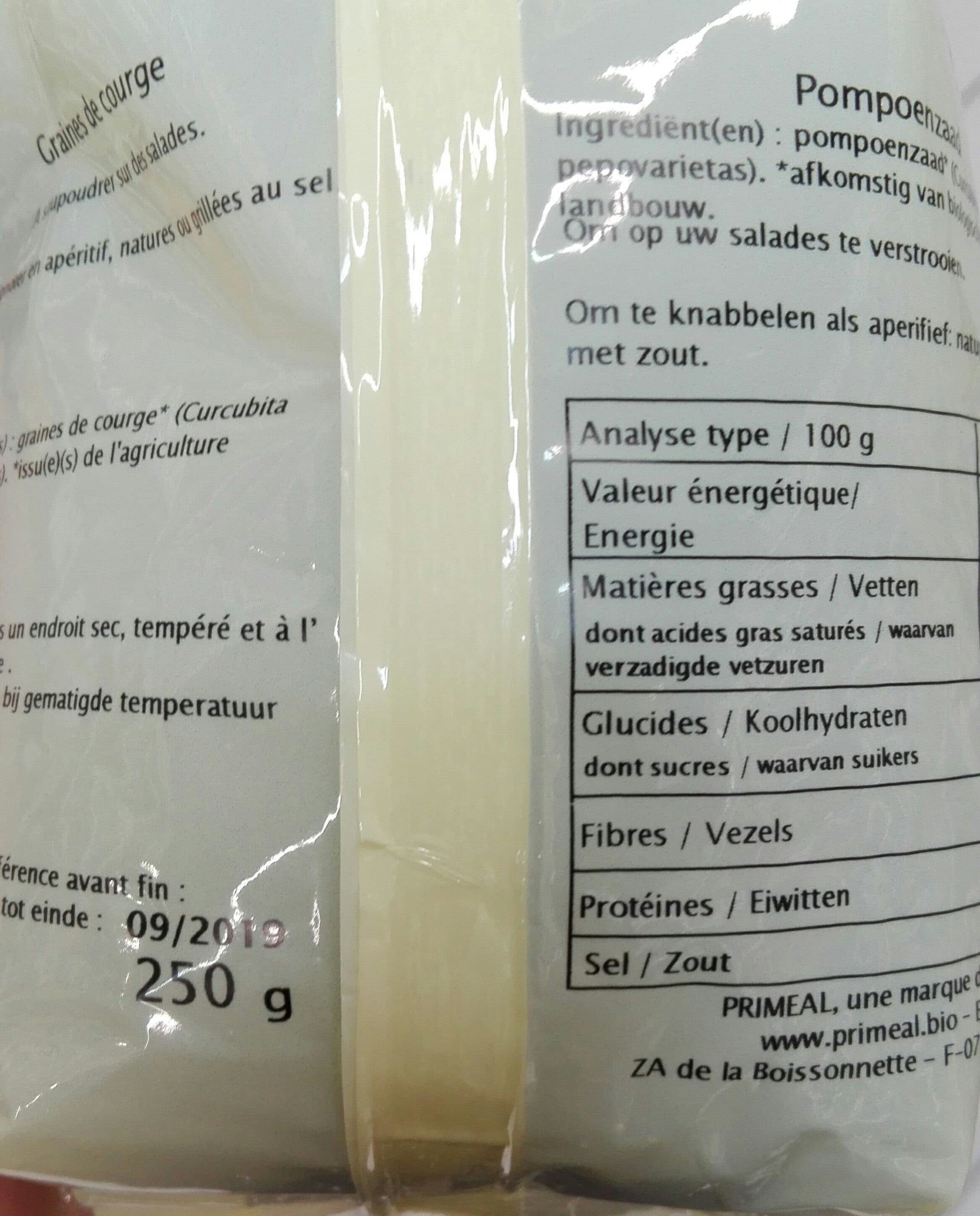 Primeal Graines de Courge packshot