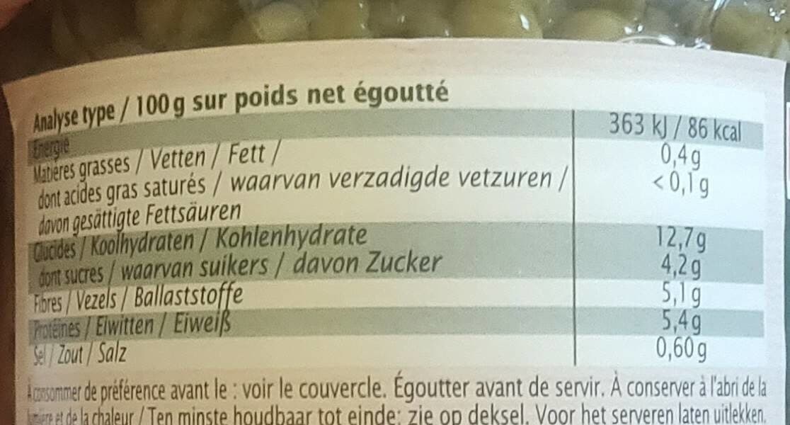 Primeal Petits Pois packshot