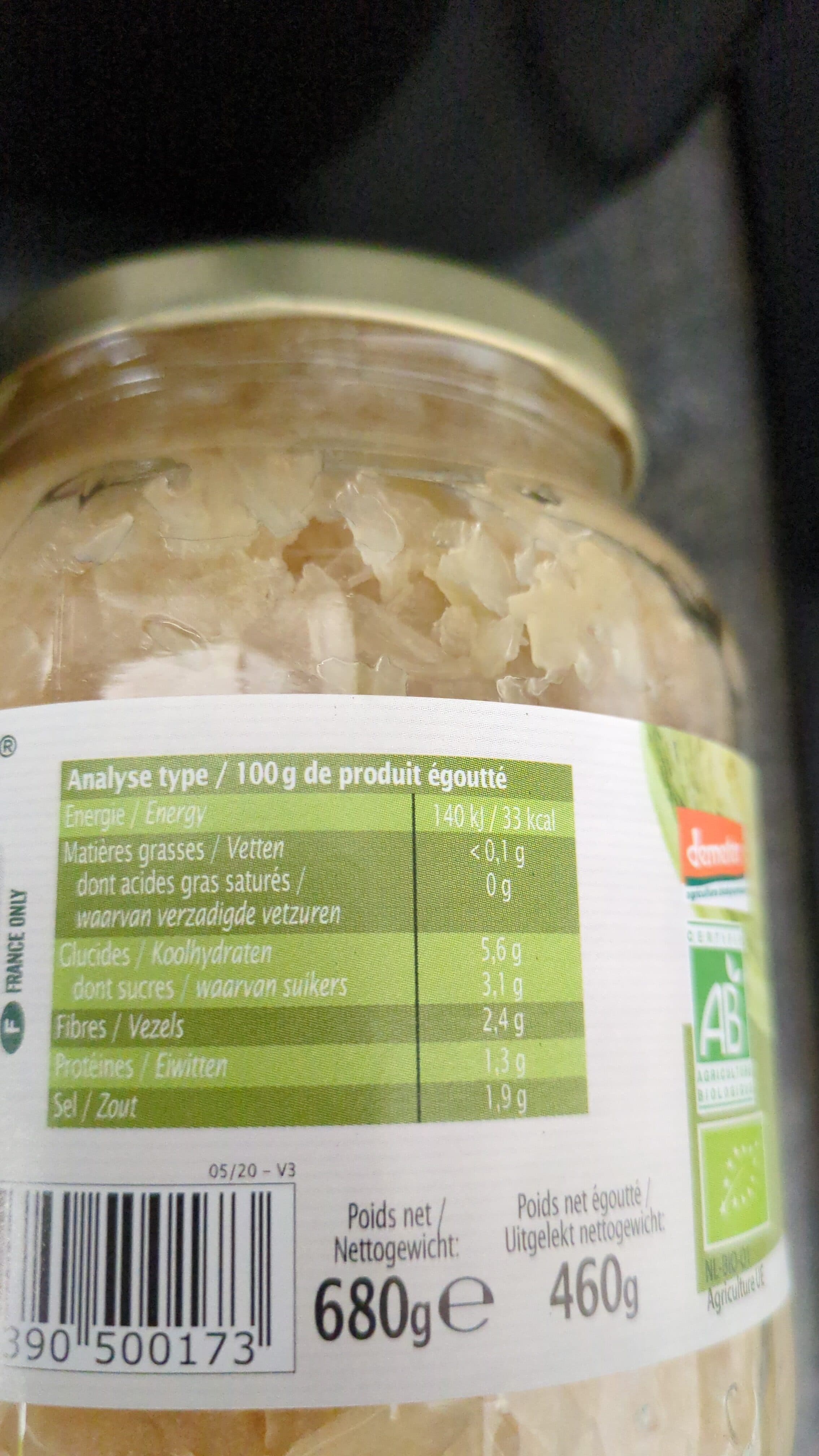Priméal Choucroute packshot