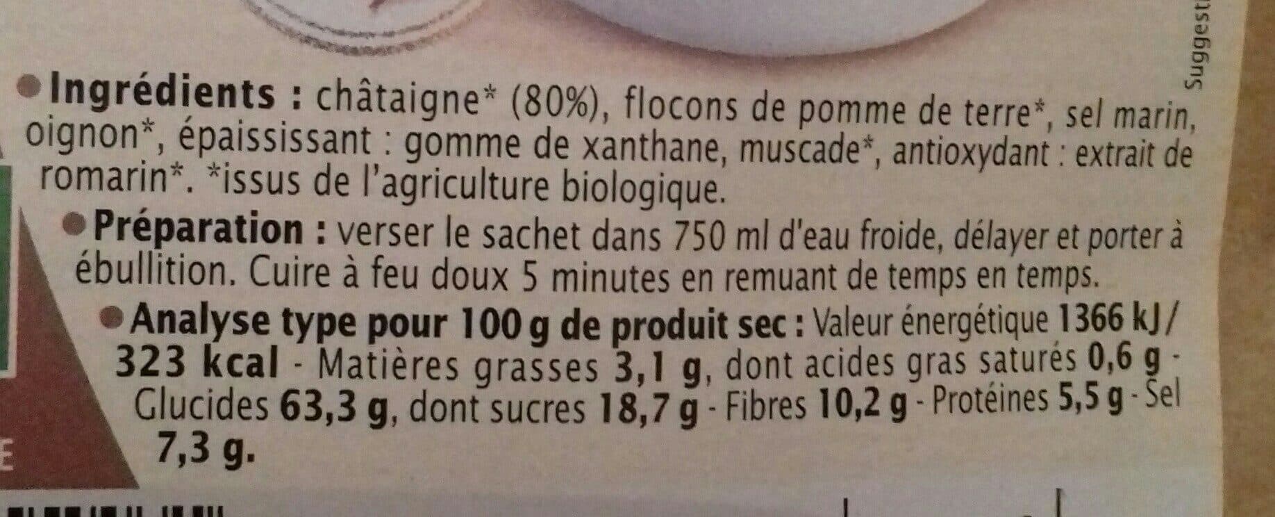 Ekibio Vite un Potage ! Châtaigne packshot