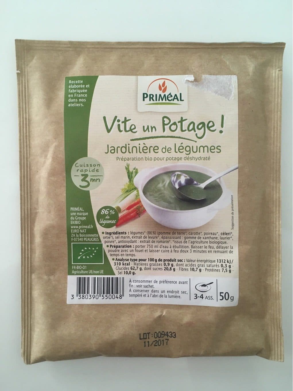 Primeal Vite un potage / jardiniere de légumes packshot